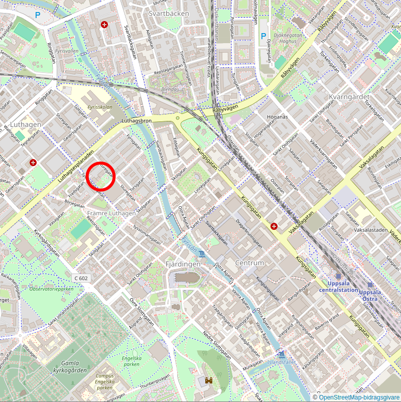 map to Sturegatan 12